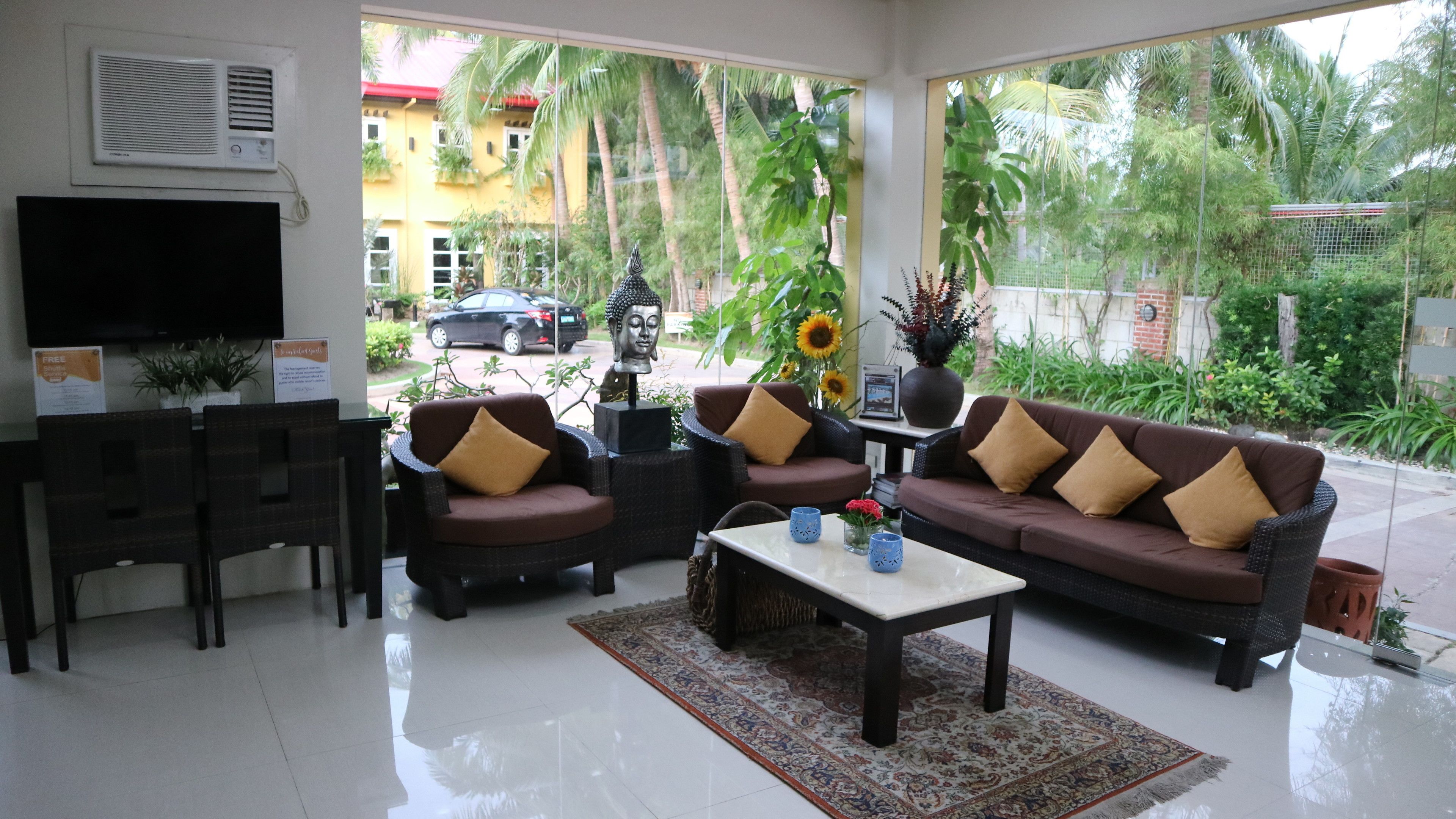 Sala de estar en el lobby