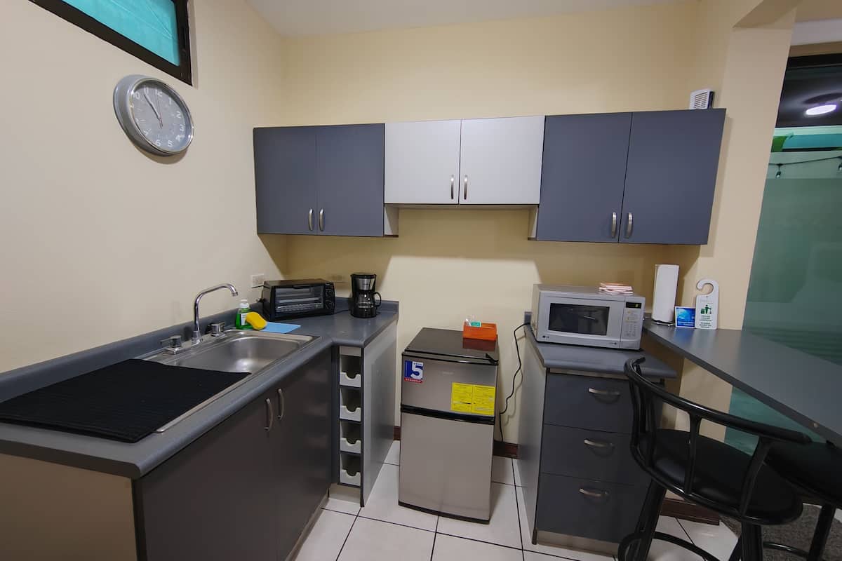 superior room, 2 double beds | private kitchenette | coffee/tea maker, toaster, griddle, eco-friendly cleaning products