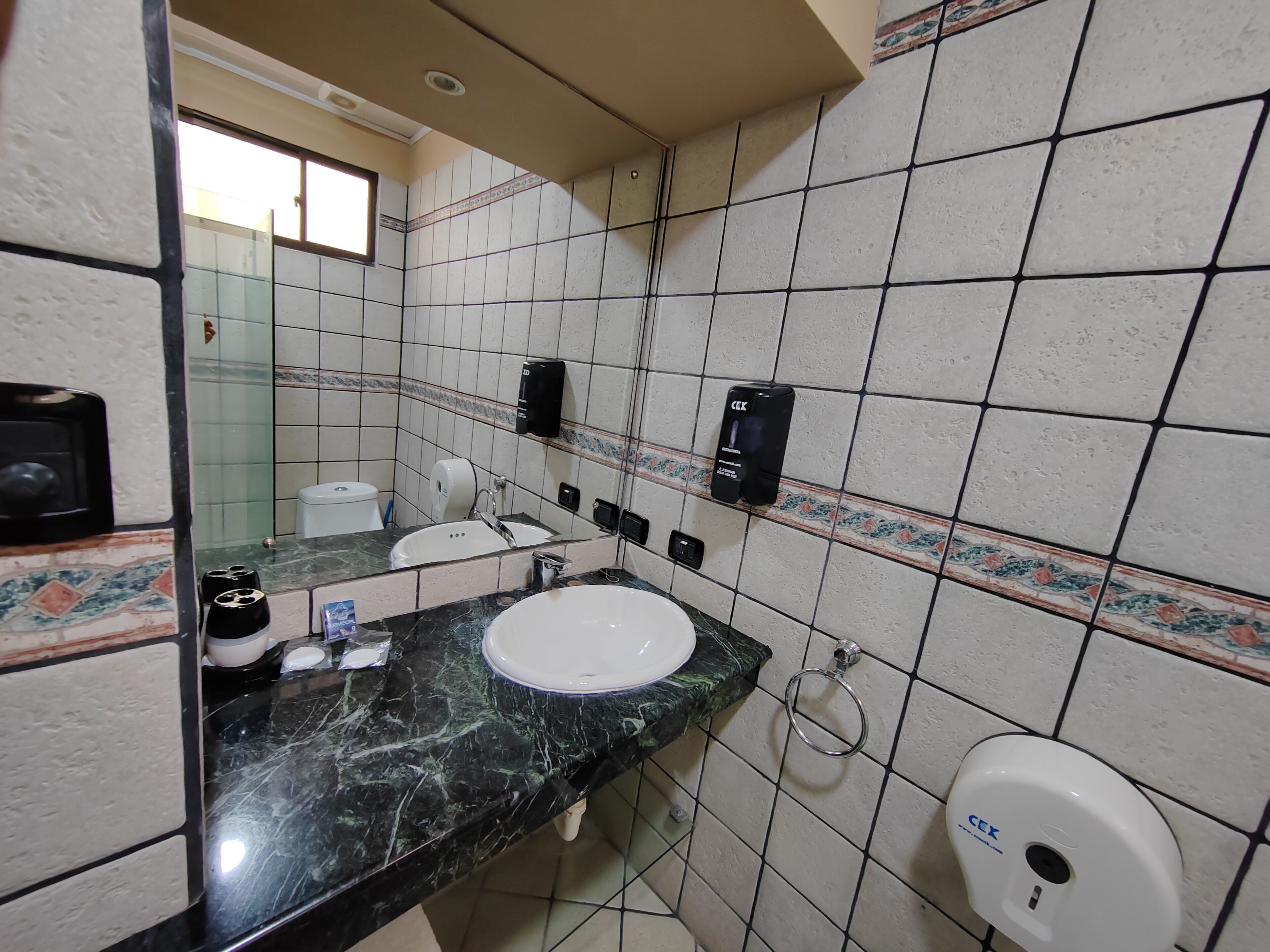 superior double room, 1 double bed | bathroom | shower, rainfall showerhead, free toiletries, hair dryer