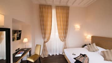 Quarto casal ou duplo standard | 2 quartos, frigobar (abastecido com alguns itens grátis)