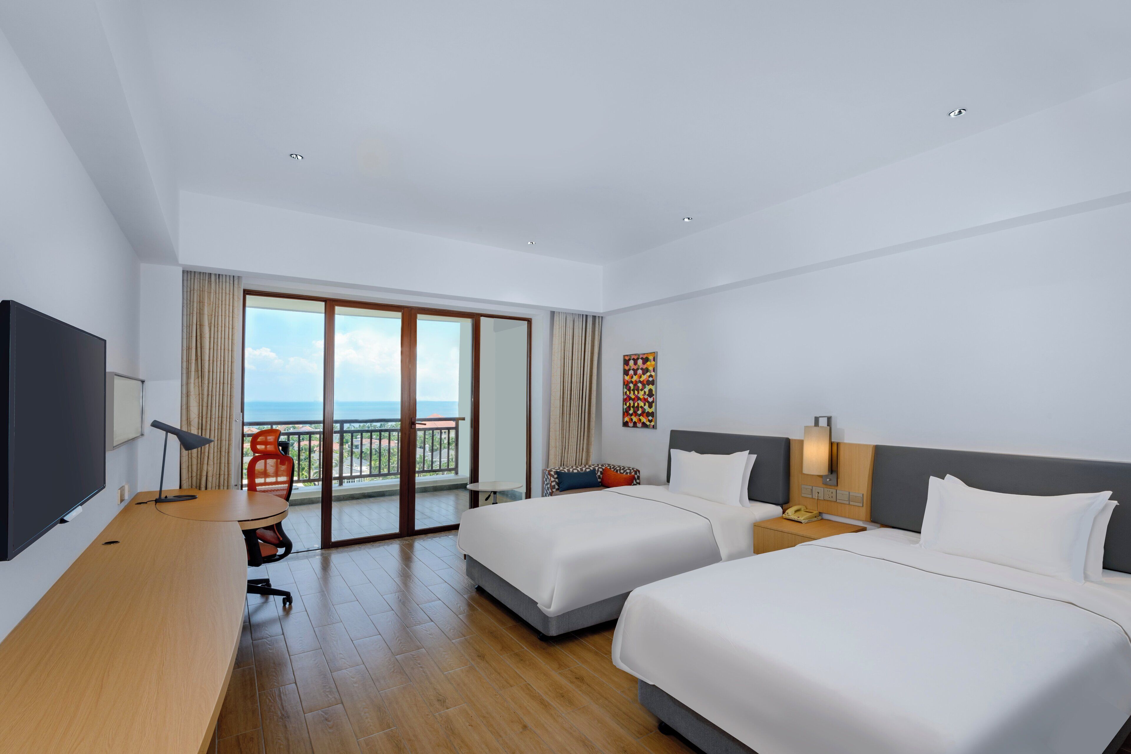 2 Single Standard Sea View Balcony