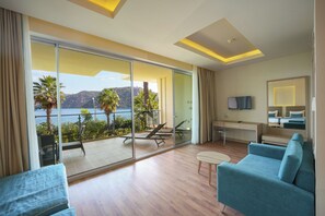 Chambre Quadruple Majestueuse, 1 chambre, vue mer