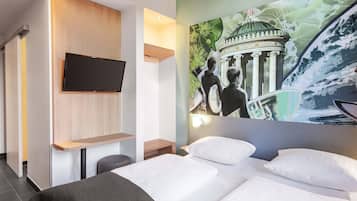 Doppelzimmer | 1 Schlafzimmer, hochwertige Bettwaren, Pillowtop-Betten, Schreibtisch