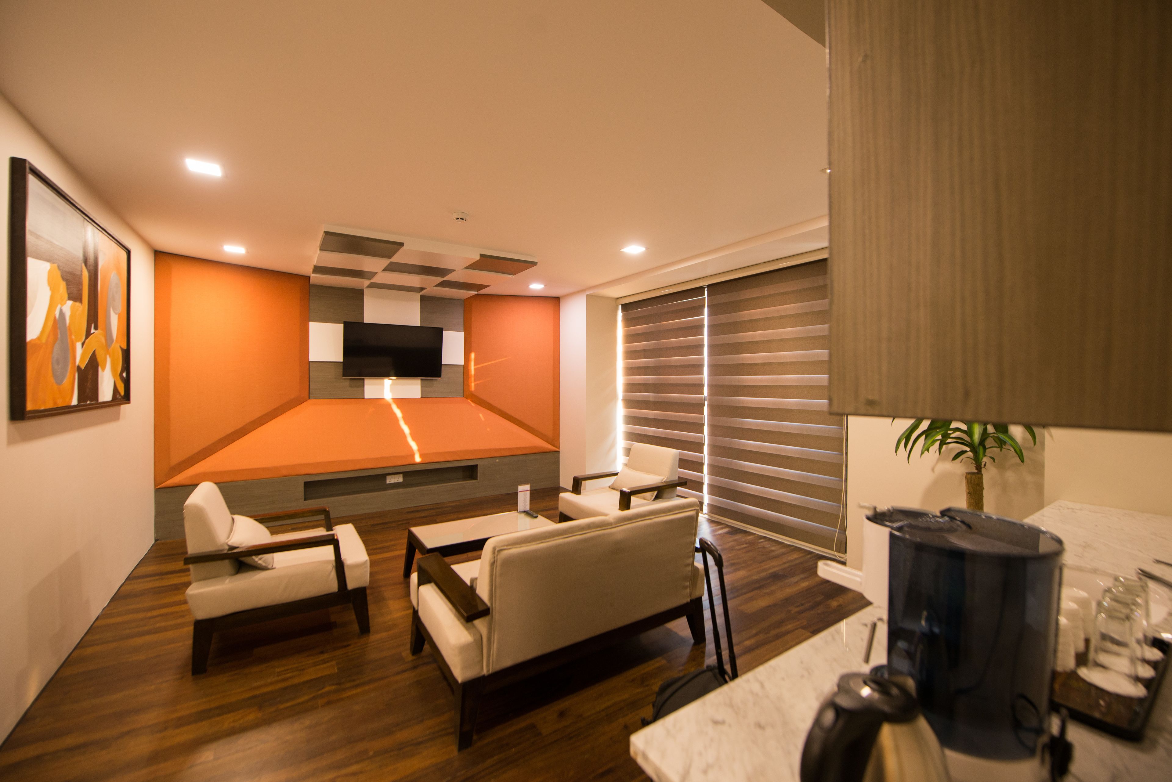 executive suite | living area | led tv