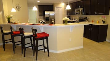 Private Home, 5 Bedrooms, 2 Suites | Private kitchen | Full-size fridge, microwave, stovetop, dishwasher