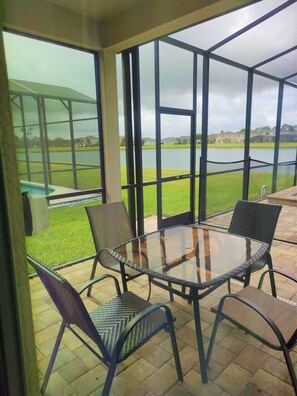 Private Home, 4 Bedroom, Pool, Lake View | Terrace/patio - Crystal Cove by CozyKey Vacation Rentals (Kissimmee)