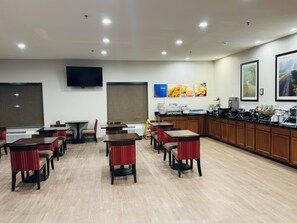 Free buffet breakfast