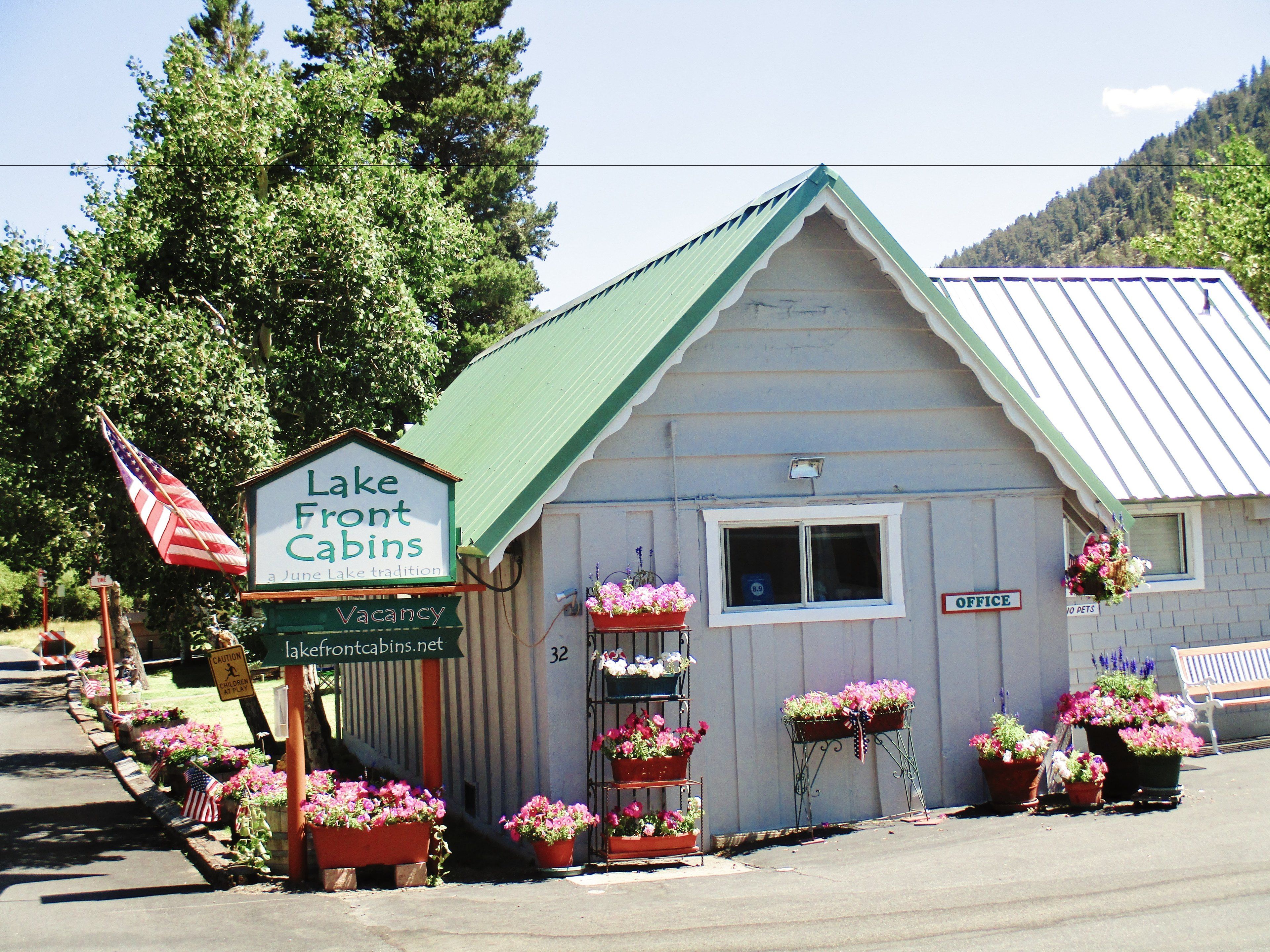 Entrada de la propiedad