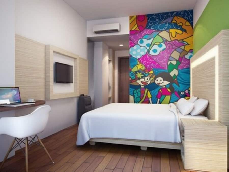 Dobbelt- eller tomannsrom – standard | Safe på rommet, skrivebord, lydisolert og wi-fi (inkludert)