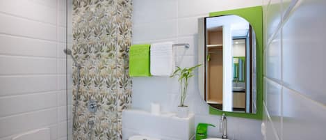 Standard Double or Twin Room | Bathroom | Shower, free toiletries, hair dryer, slippers