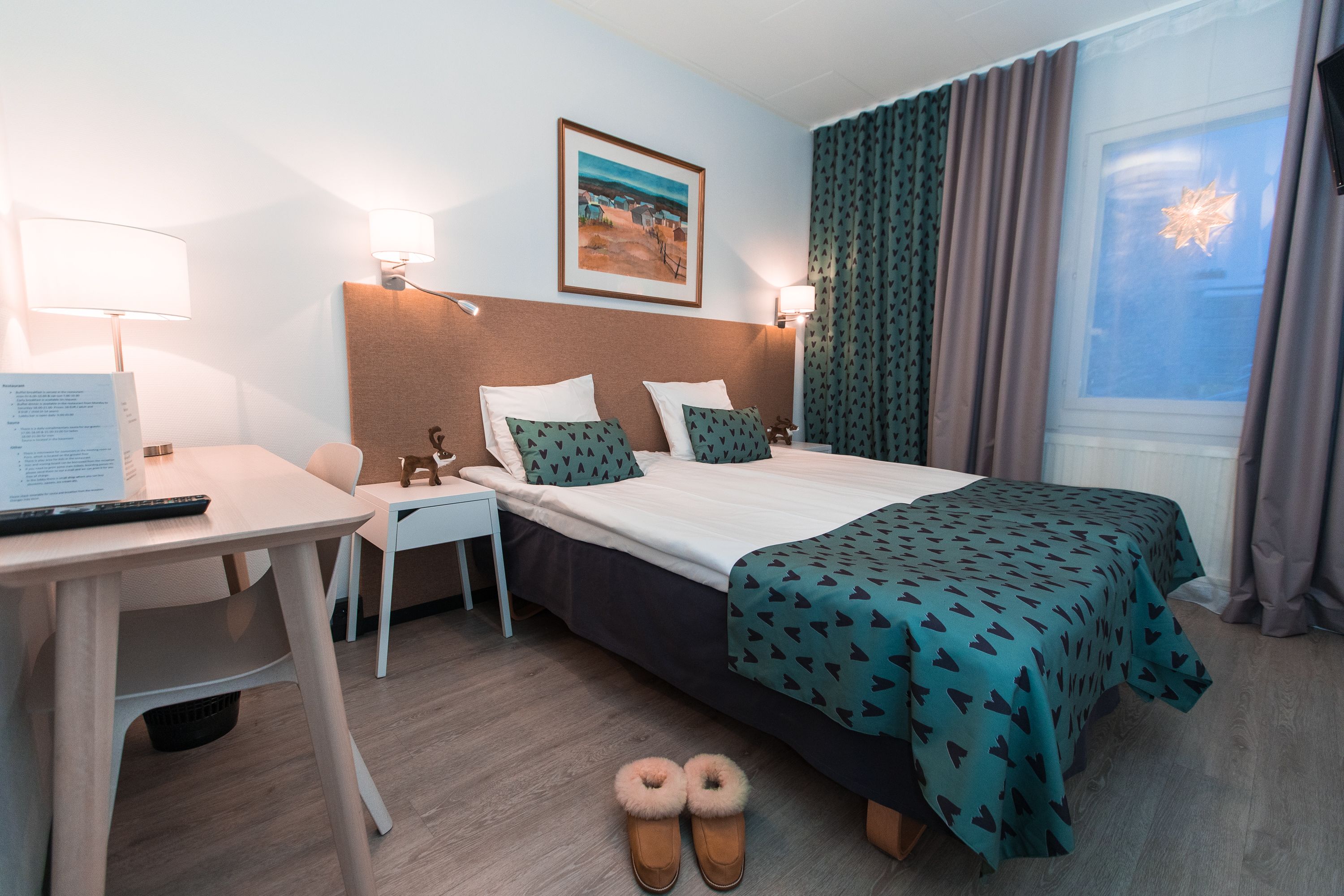 Minibar, in-room safe, desk, blackout drapes