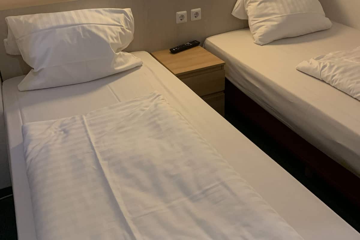 Desk, blackout drapes, free WiFi