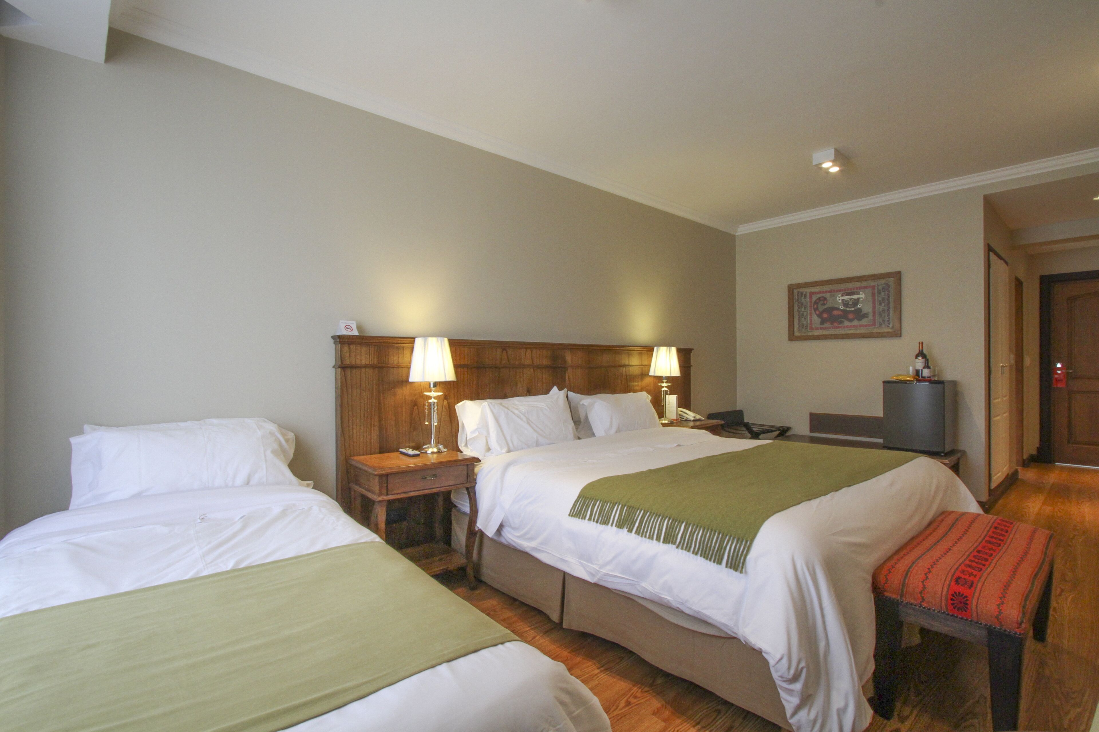 Literie de qualité supérieure, couette en duvet d'oie, minibar