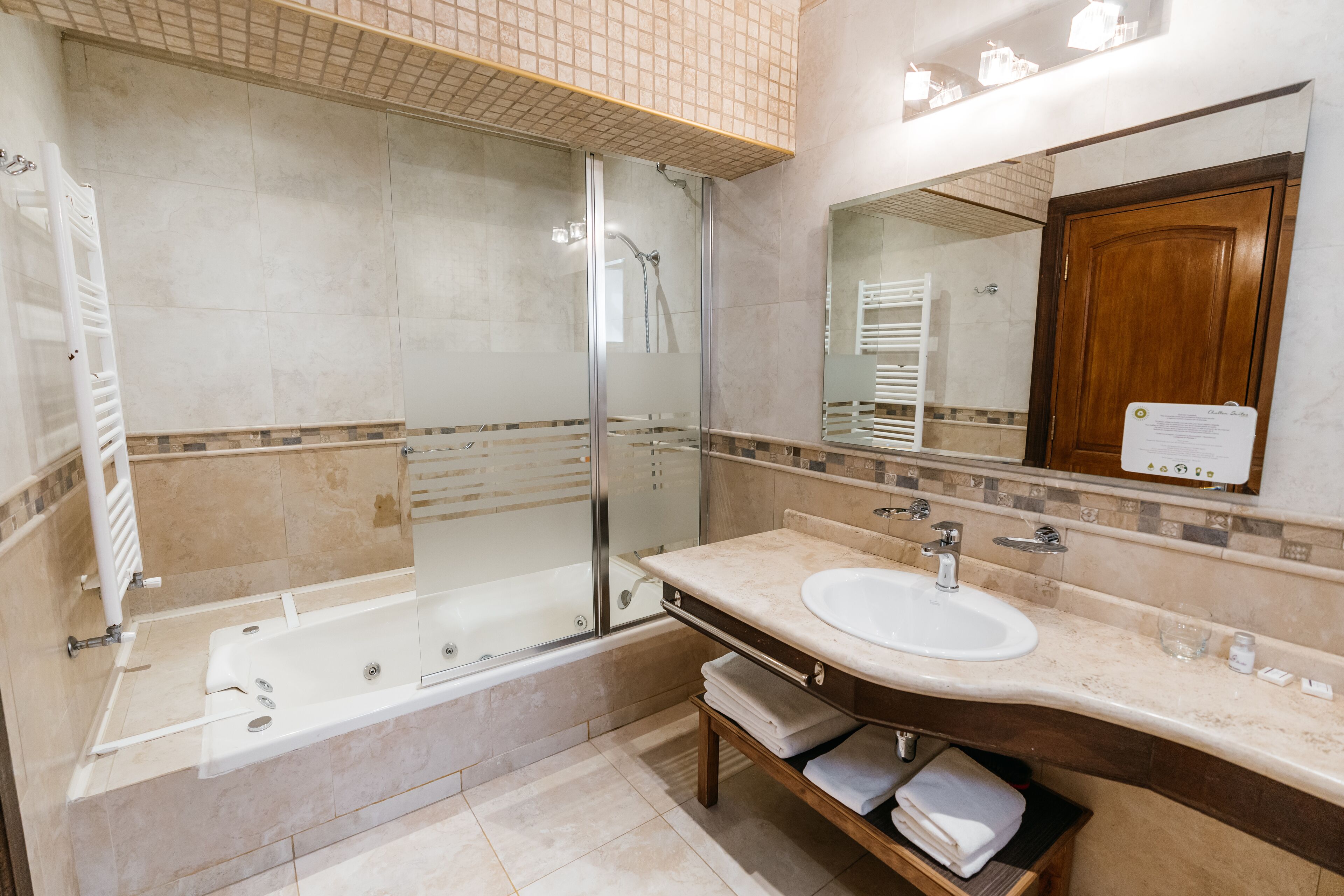 free toiletries, hair dryer, bathrobes, bidet