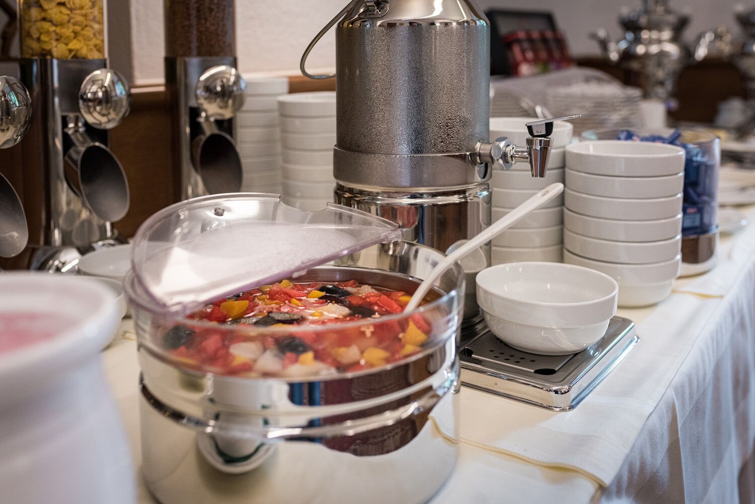 daily buffet breakfast (eur 15 per person)