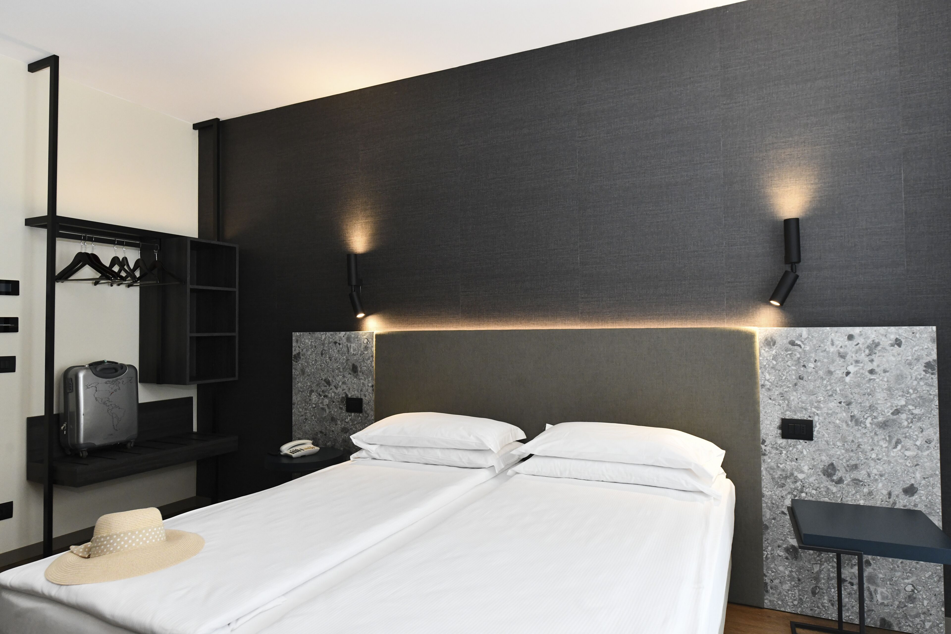 doppia superior (no beach access included) | in-room safe, desk, blackout curtains, iron/ironing board