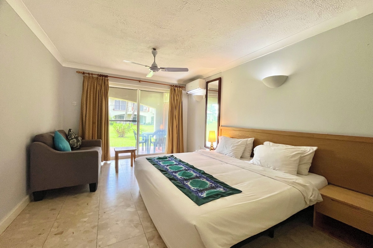 Comfort Studio, Air conditioning, Garden View