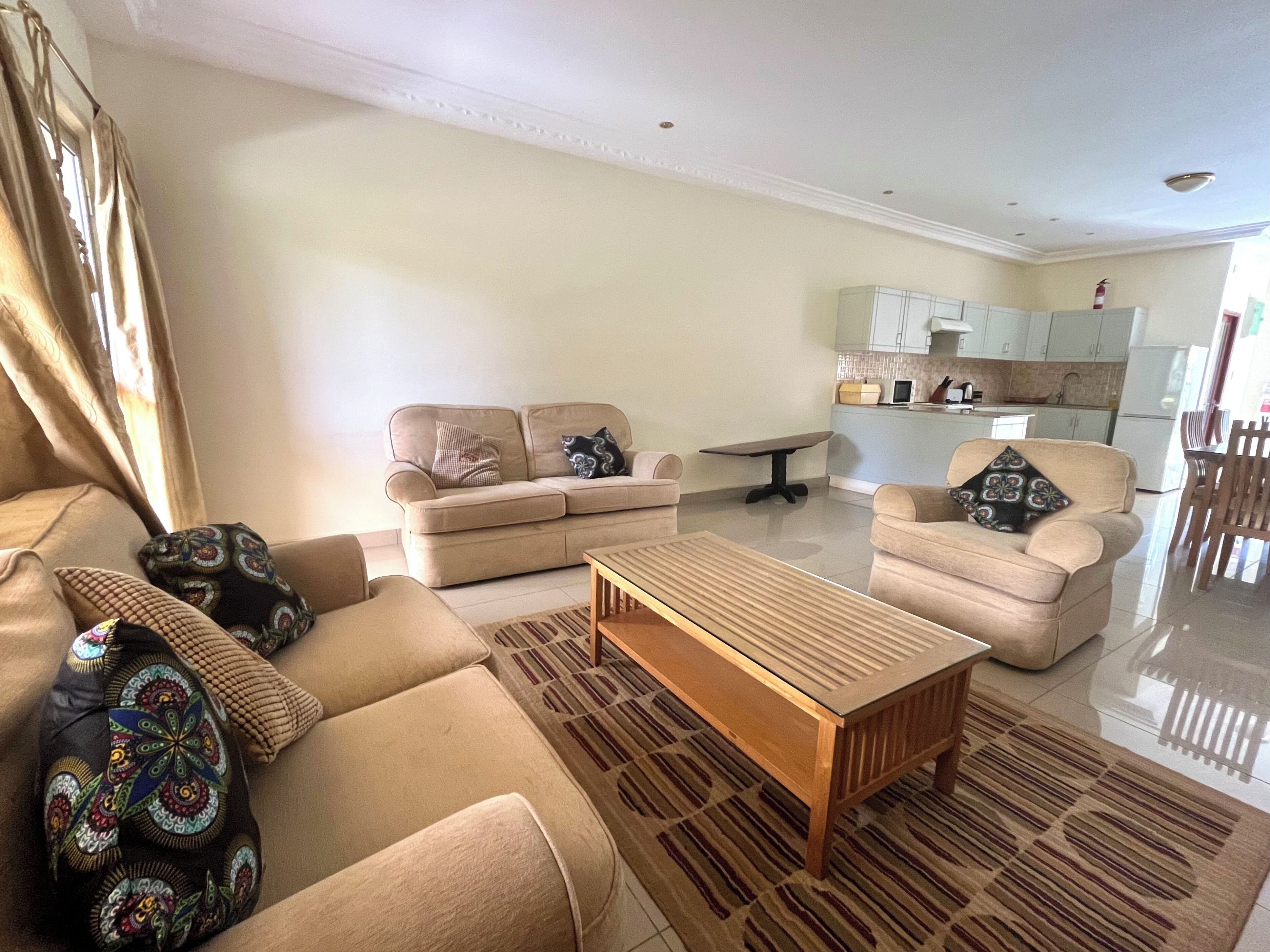 superior two bedroom apartment | living area