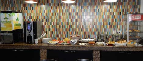 Breakfast and dinner served, Brazilian cuisine