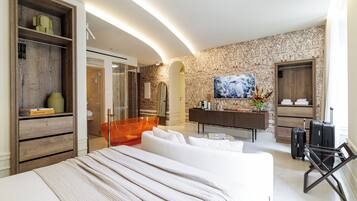 Suite Sauna Hammam | Ropa de cama de alta calidad y camas Select Comfort