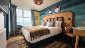Premium Double Room, Sea View | Desk, iron/ironing board, bed sheets, wheelchair access