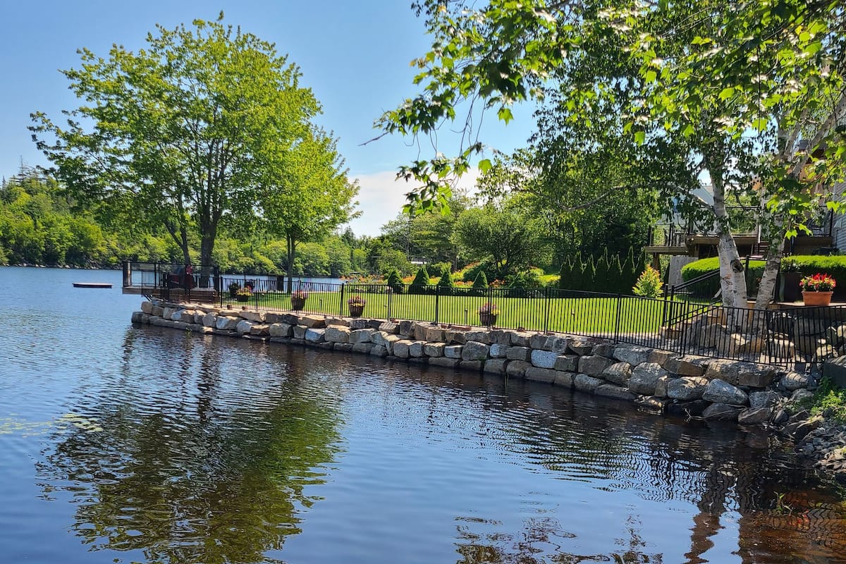 Room, 2 Double Beds, Refrigerator & Microwave, Lake View | Exterior