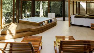 Sauna, body treatments, hot stone massages, Swedish massages, body wraps