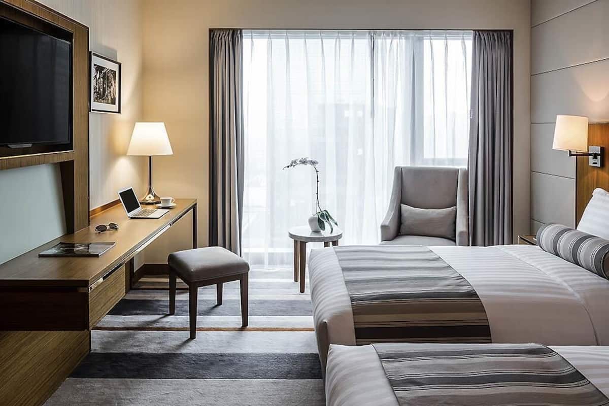 1 bedroom, free minibar items, in-room safe, desk