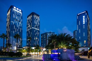 Front of property - evening/night
