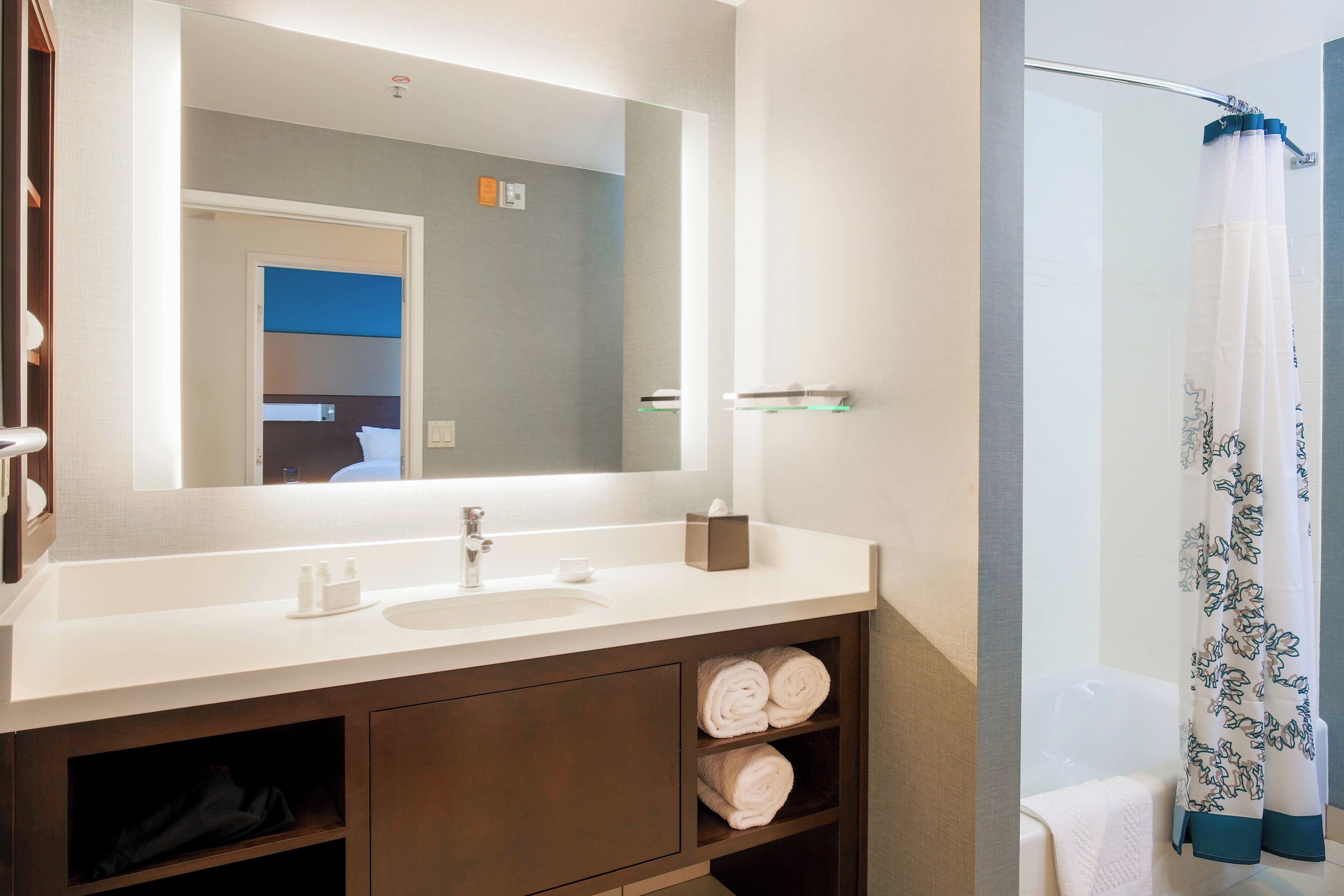 suite, 1 bedroom | bathroom | designer toiletries, hair dryer, towels