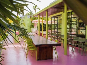 Daily buffet breakfast (EUR 18 per person)