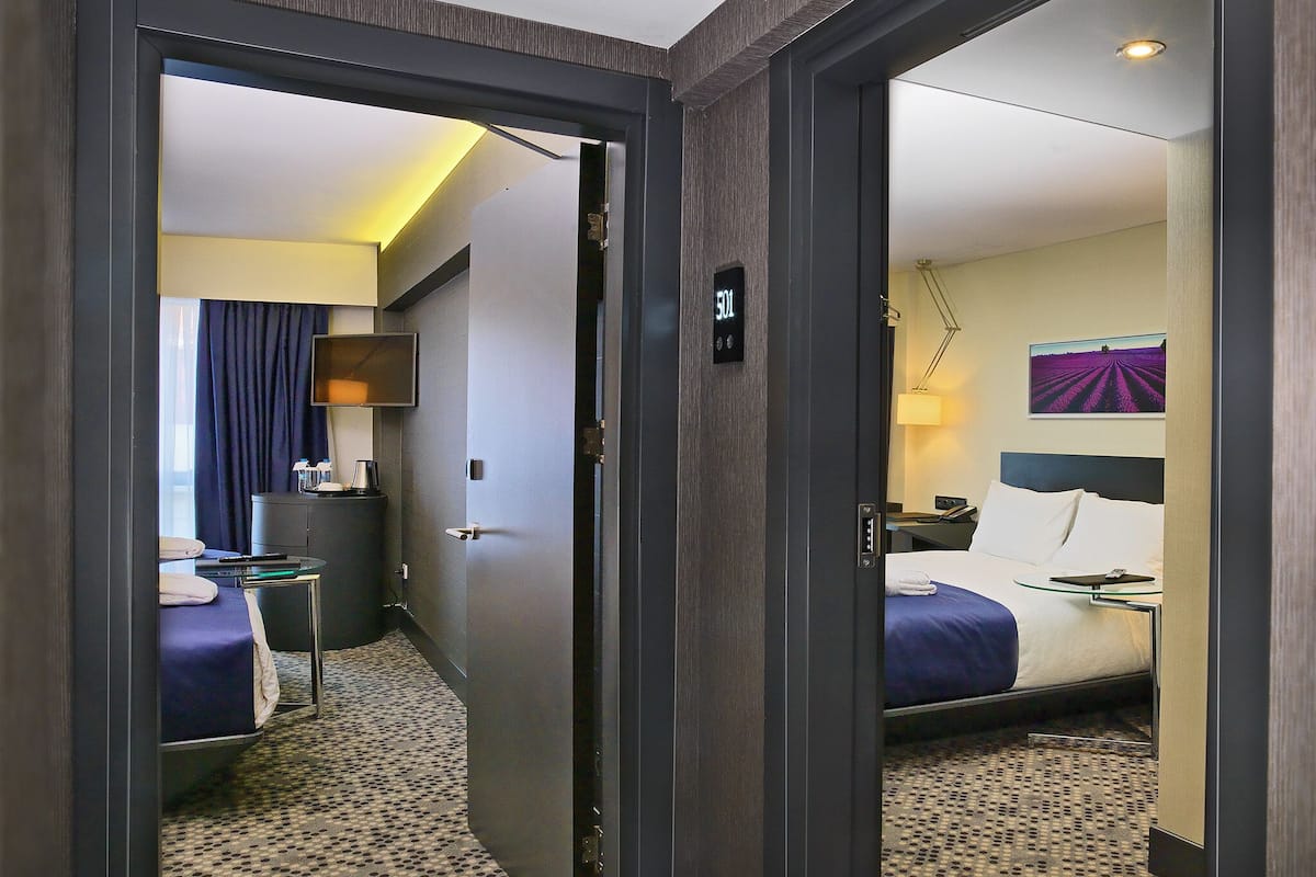 1 slaapkamer, een minibar, een kluis op de kamer