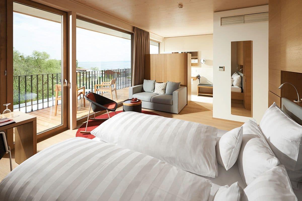 Habitación doble panorámica (Exquisite) | Artículos del minibar gratis y caja de seguridad en la habitación