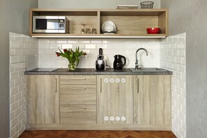 Safe på rommet, individuelt dekorert, individuelt innredet og lydisolert