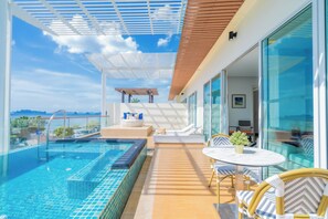 Pelican Luxury Ocean View Pool Villa 3 Bedrooms | Terraza o patio