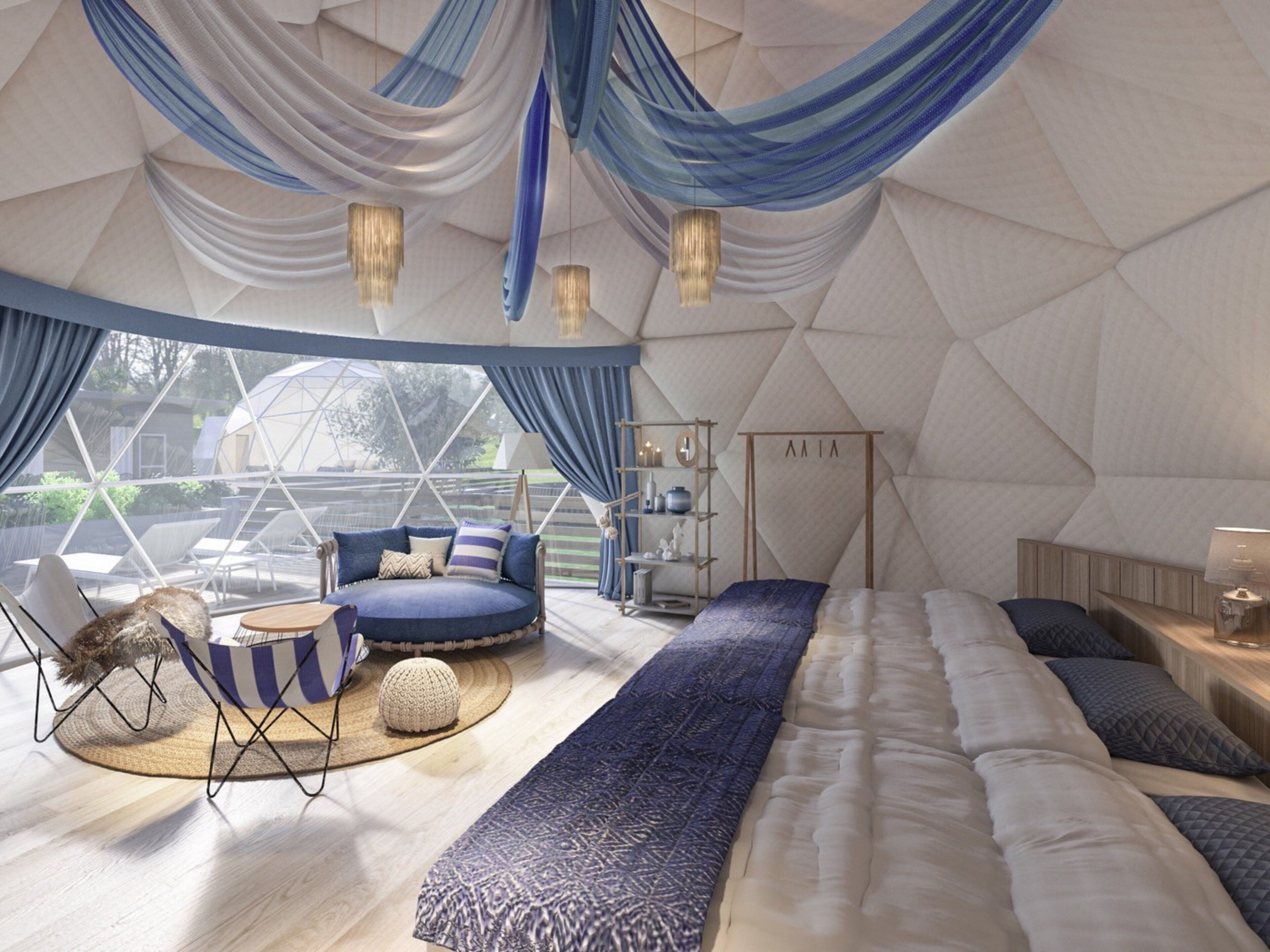 Tent | Een kluis op de kamer, een bureau, gratis wifi, beddengoed