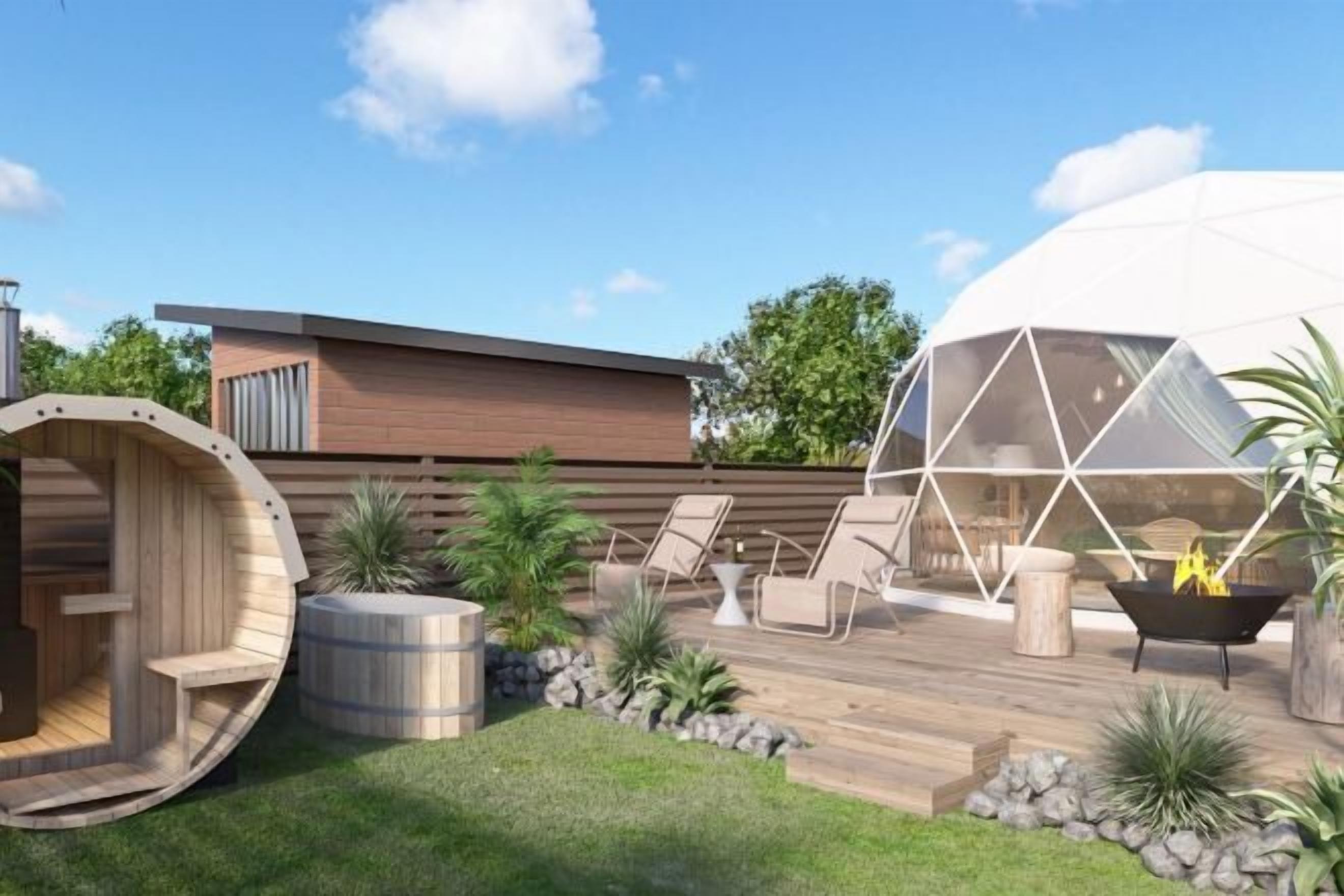 Terrein van de accommodatie