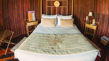 Ropa de cama de alta calidad y minibar