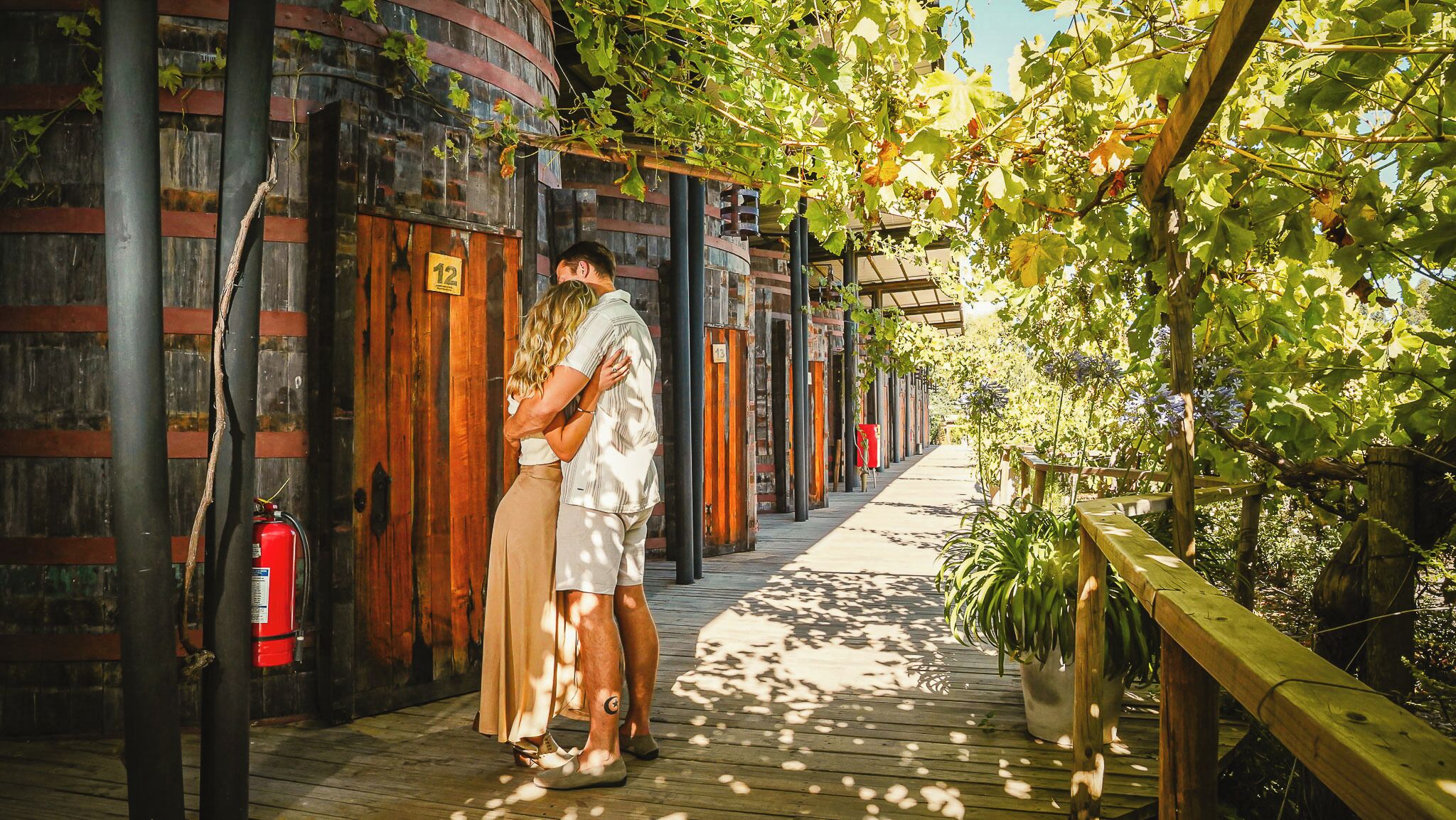 gran reserva, habitación en barrica de vino | premium bedding, minibar, in-room safe, bed sheets