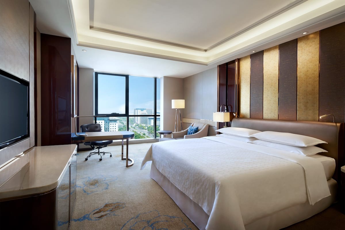 Ropa de cama de alta calidad, edredón y minibar