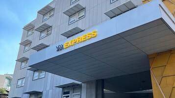 Voorkant van accommodatie