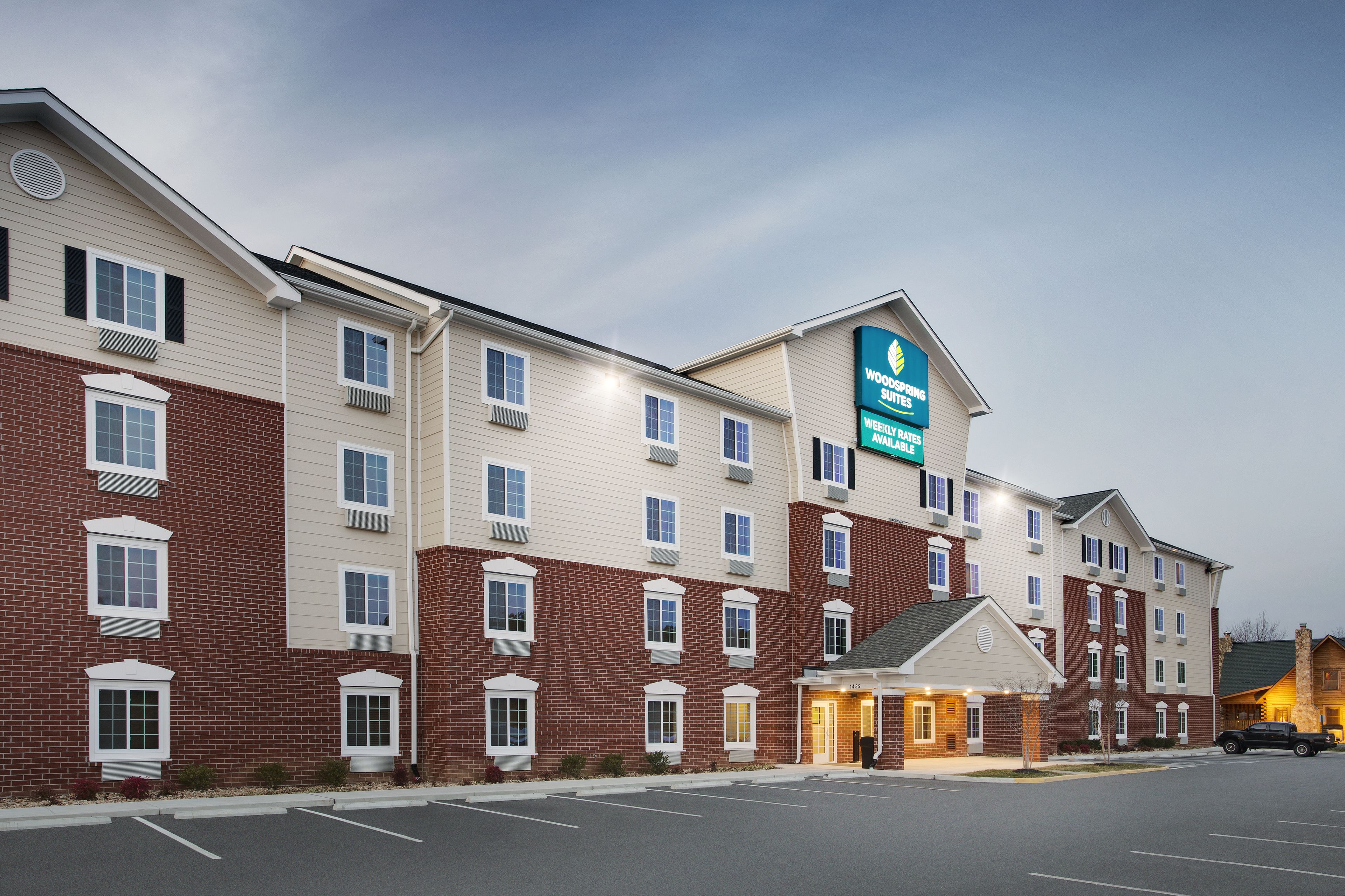 Front of property - evening/night