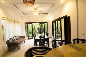 Classic Villa, 3 Bedrooms, Garden View | Living area | Flat-screen TV - Bali Dream Resort Ubud (Ubud)