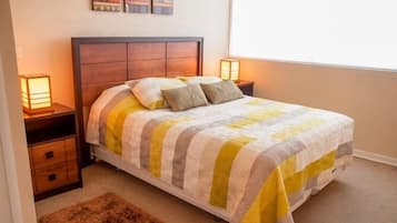 1 habitación y ropa de cama de alta calidad