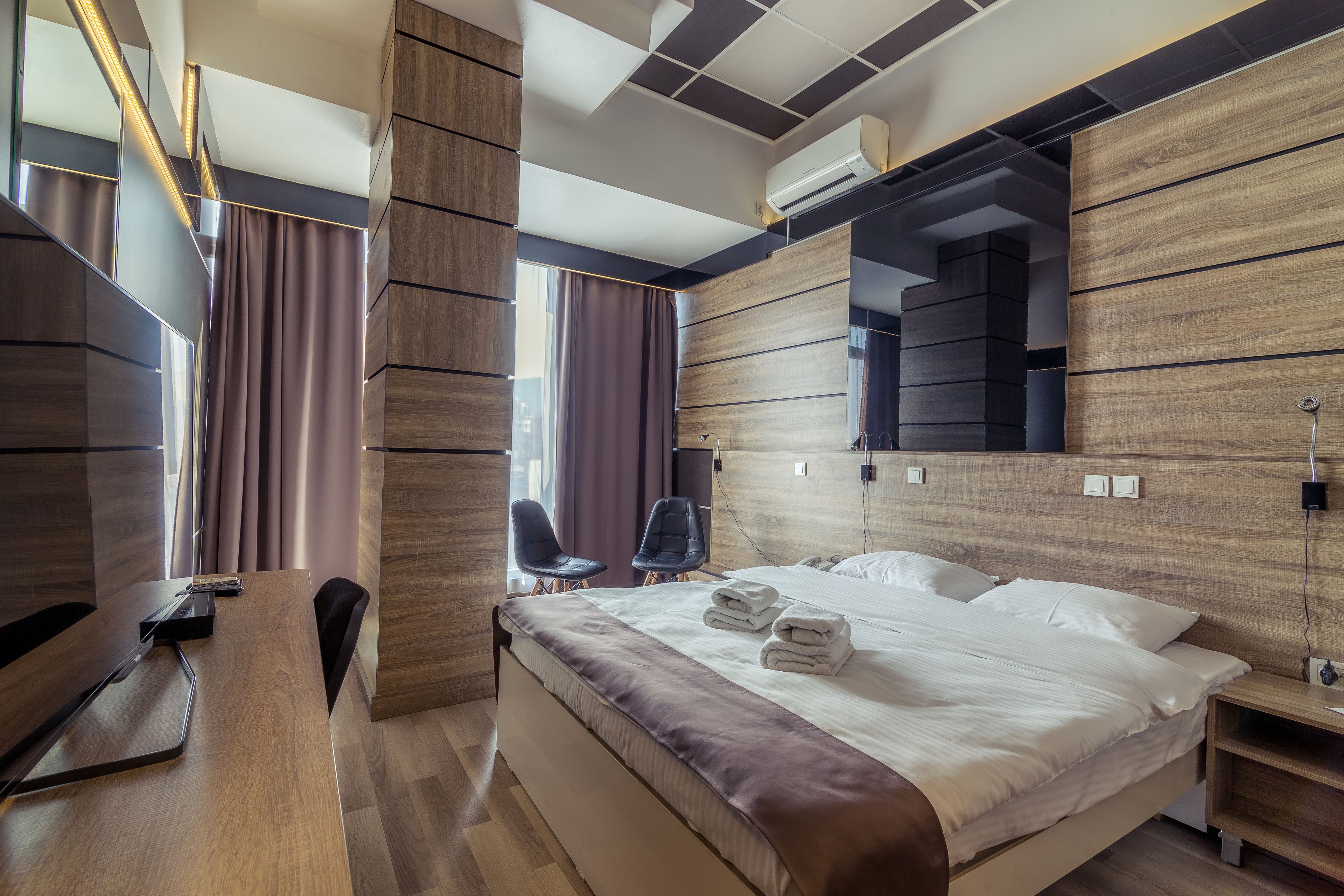 superior double room, city view | view from room