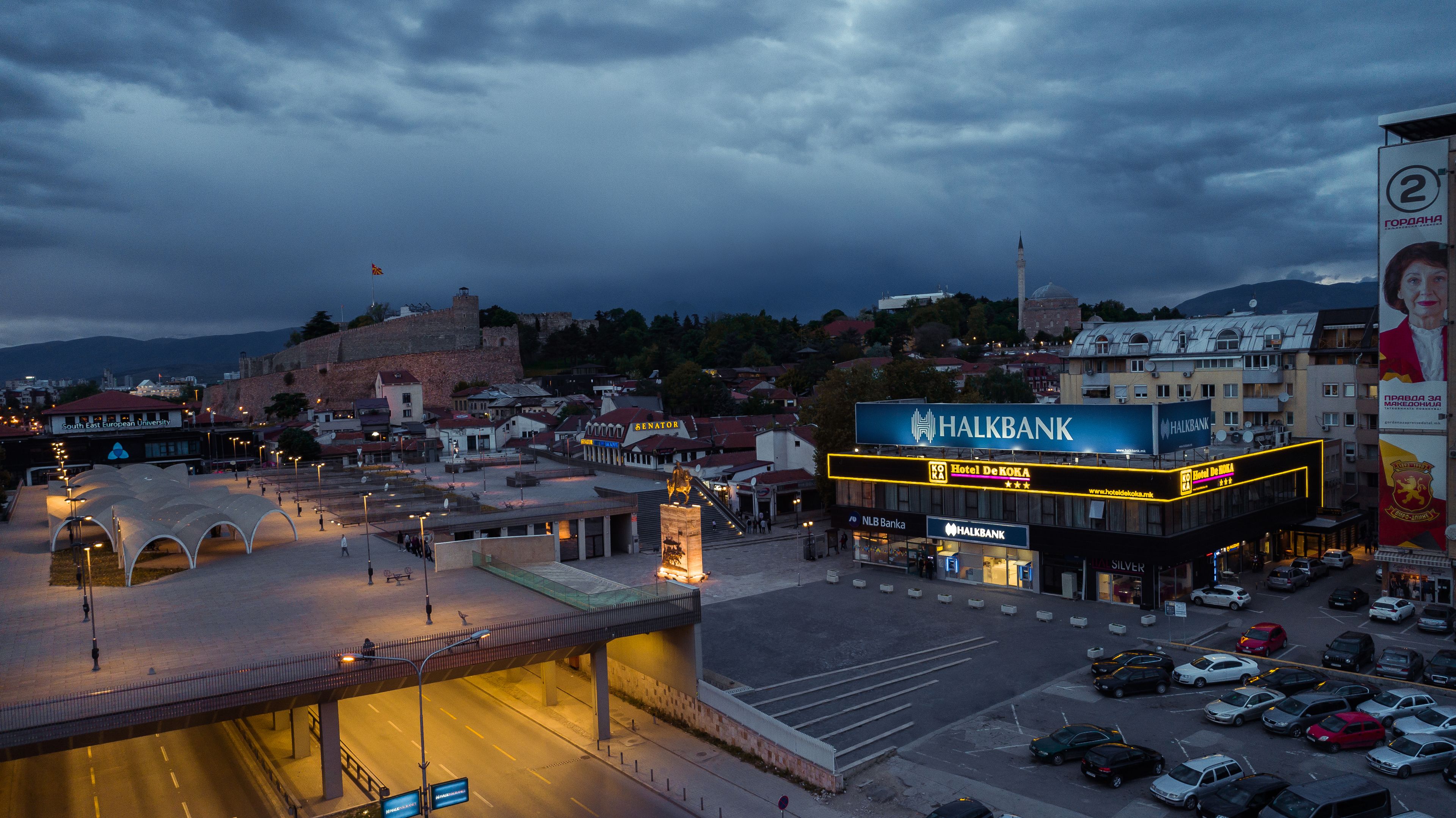 front of property – evening/night