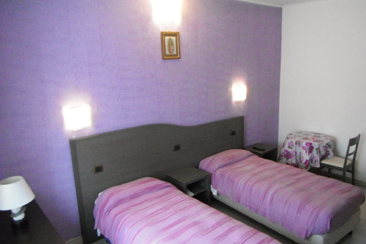 双床房 (Twin Room) | 迷你吧、客房内保险箱、办公桌、免费婴儿床