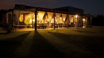 Front of property - evening/night