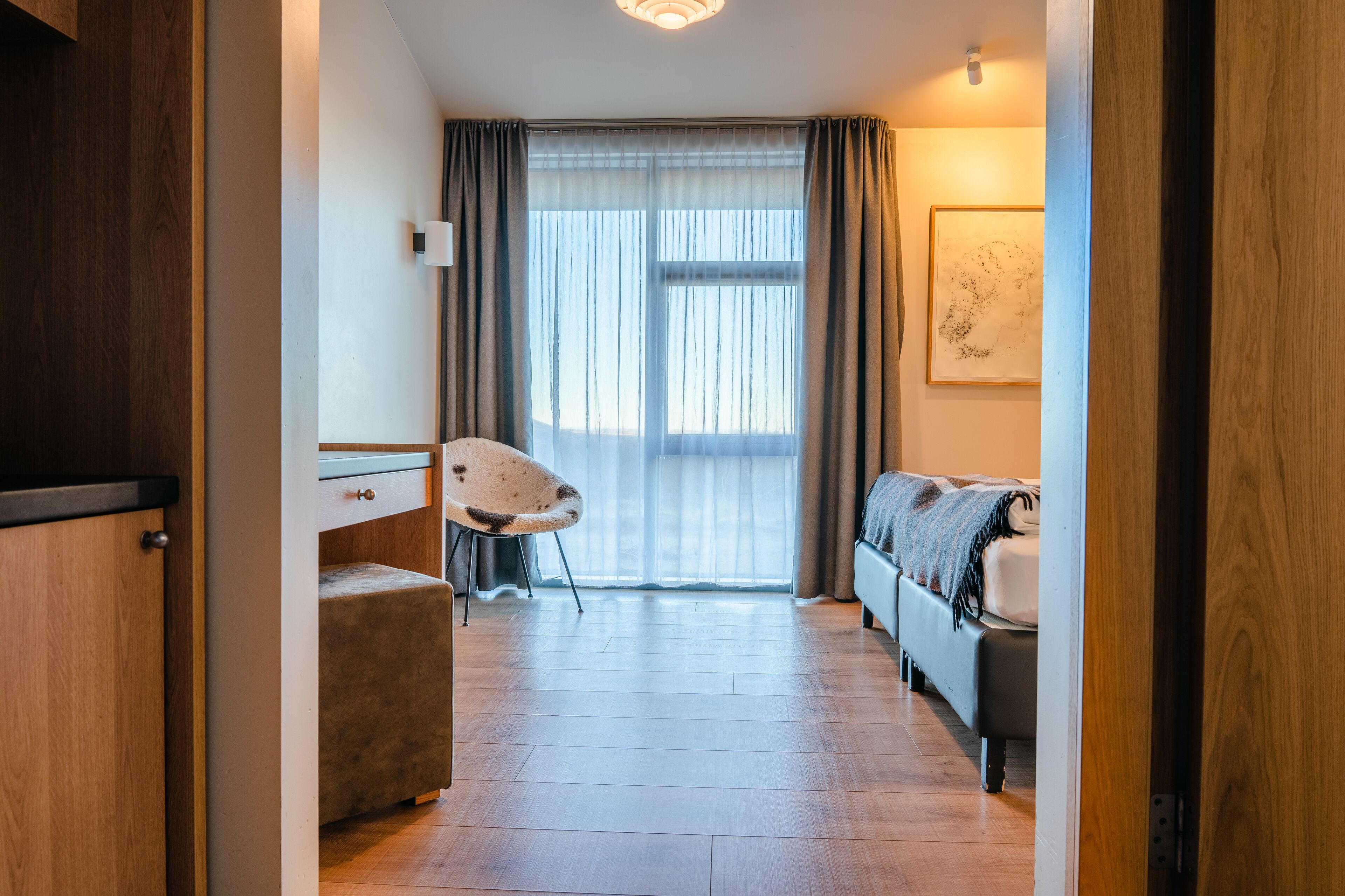 double or twin room | premium bedding, in-room safe, desk, blackout curtains