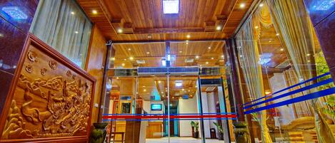 Mostrador para check-in y check-out